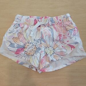 Abercrombie Active Kids Floral Athletic Shorts Size 5/6